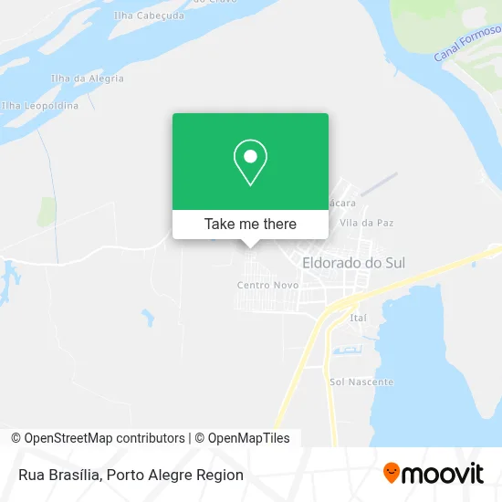 Rua Brasília map