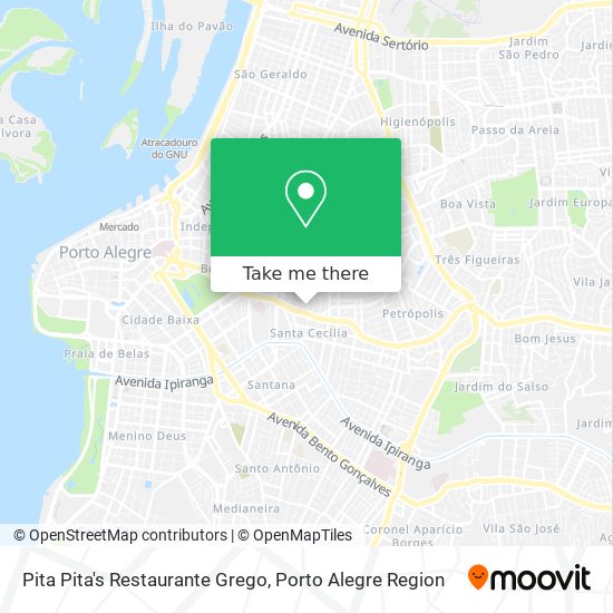 Pita Pita's  Restaurante Grego map