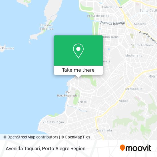 Mapa Avenida Taquari