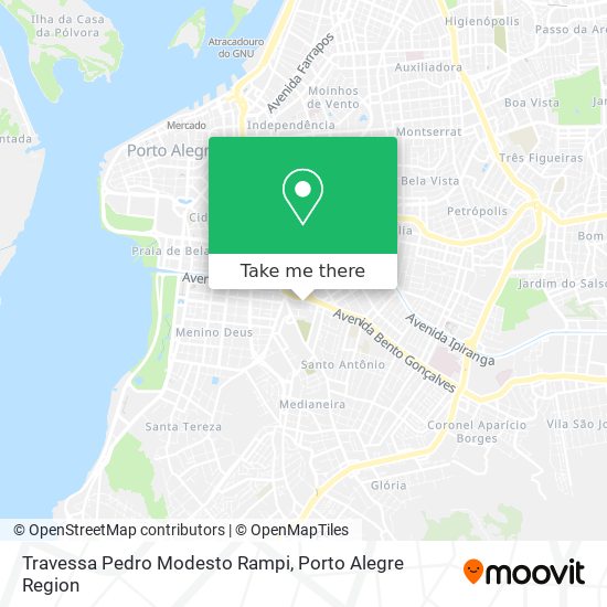 Travessa Pedro Modesto Rampi map