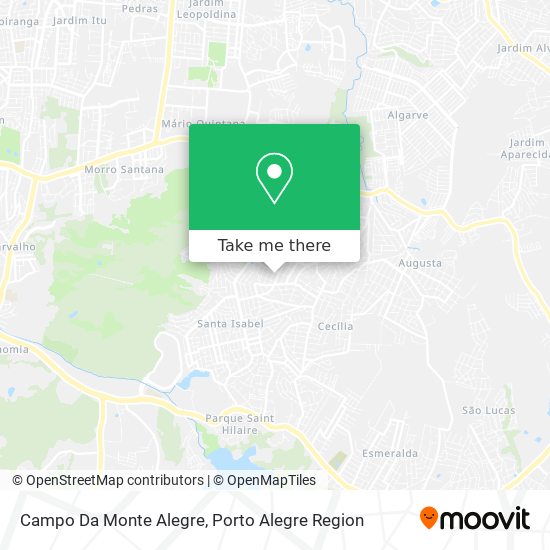 Campo Da Monte Alegre map