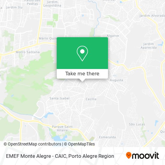 EMEF Monte Alegre - CAIC map