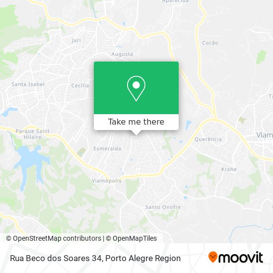 Mapa Rua Beco dos Soares 34