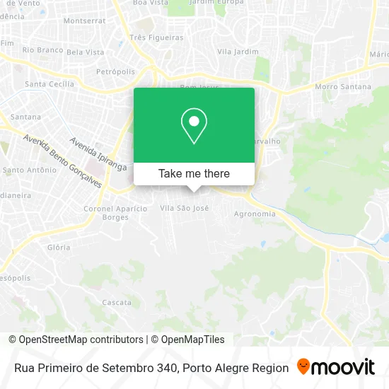 Rua Primeiro de Setembro 340 map