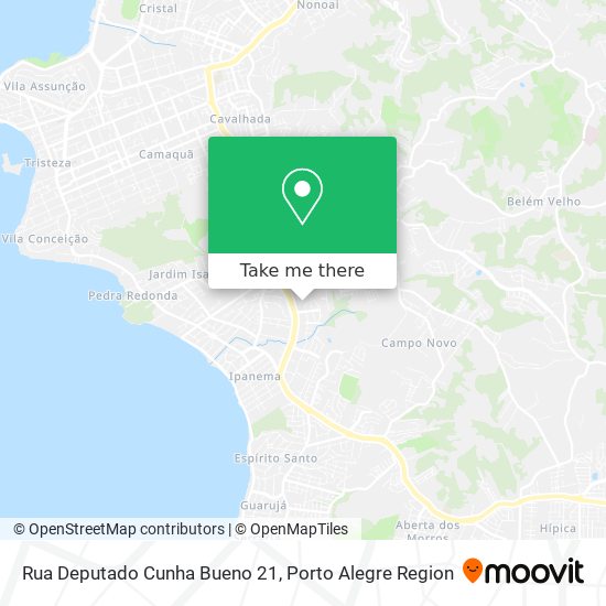 Mapa Rua Deputado Cunha Bueno 21