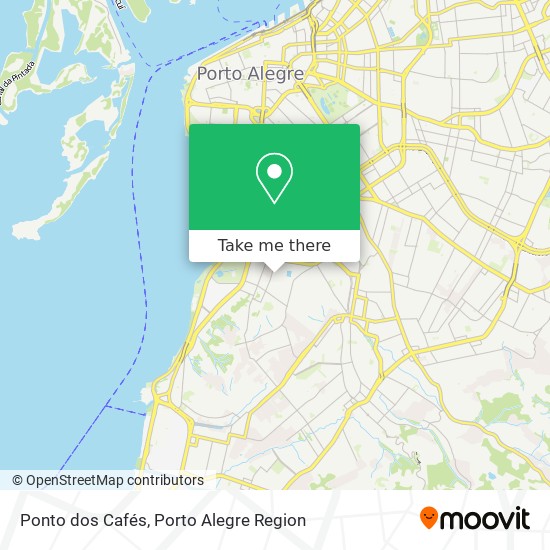 Ponto dos Cafés map