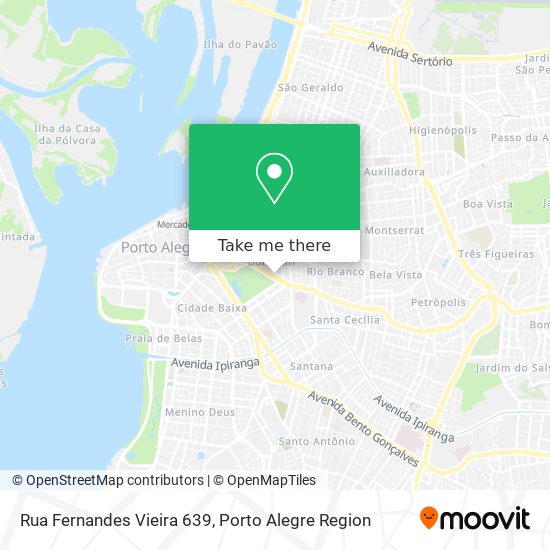 Rua Fernandes Vieira 639 map