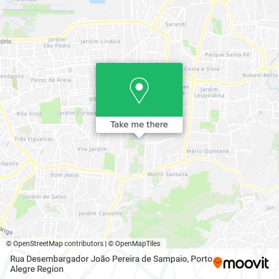 Mapa Rua Desembargador João Pereira de Sampaio