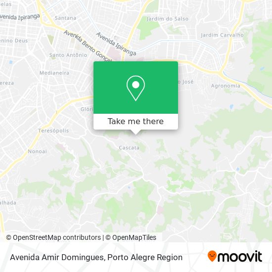 Mapa Avenida Amir Domingues