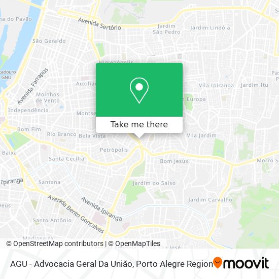 AGU - Advocacia Geral Da União map