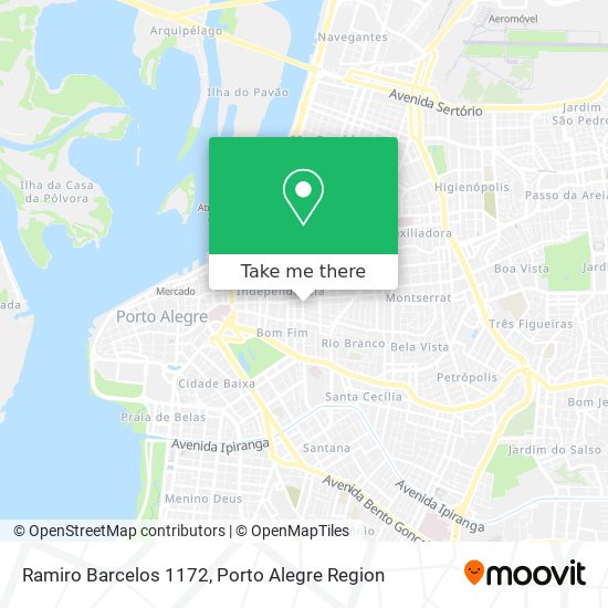 Ramiro Barcelos 1172 map