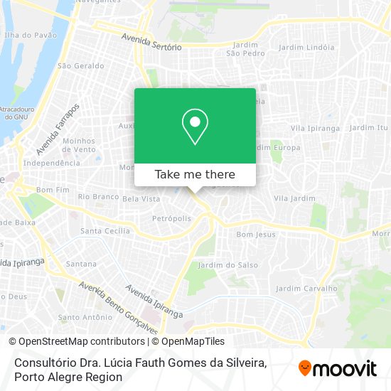 Consultório Dra. Lúcia Fauth Gomes da Silveira map