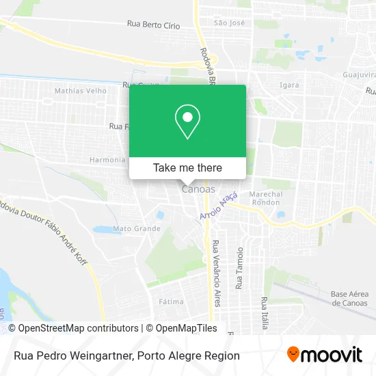 Rua Pedro Weingartner map