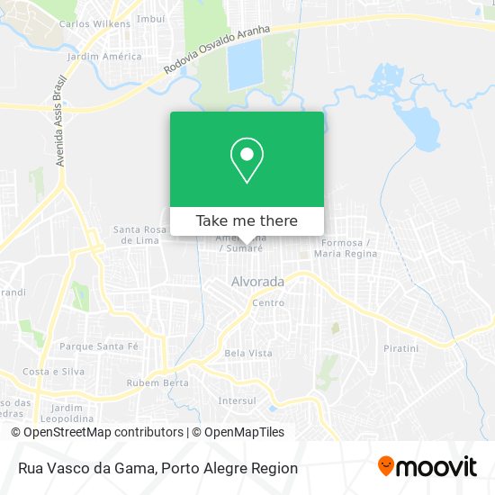 Rua Vasco da Gama map
