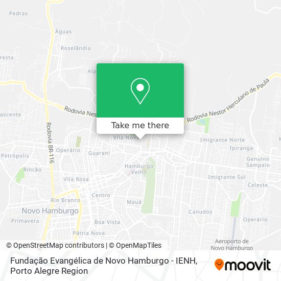 Fundação Evangélica de Novo Hamburgo - IENH map
