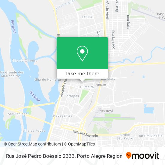 Mapa Rua José Pedro Boéssio 2333