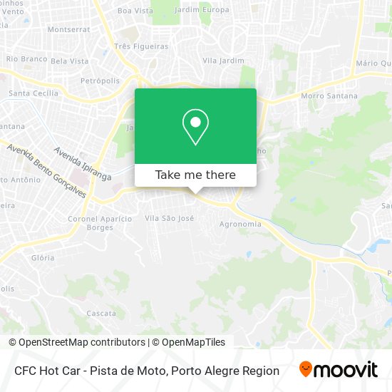 CFC Hot Car - Pista de Moto map