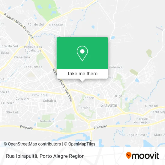 Rua Ibirapuitã map