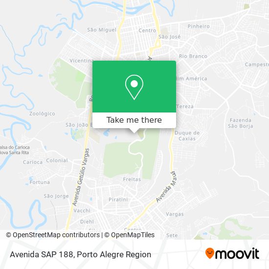 Avenida SAP 188 map