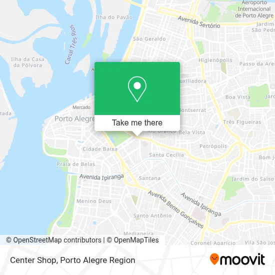 Center Shop map