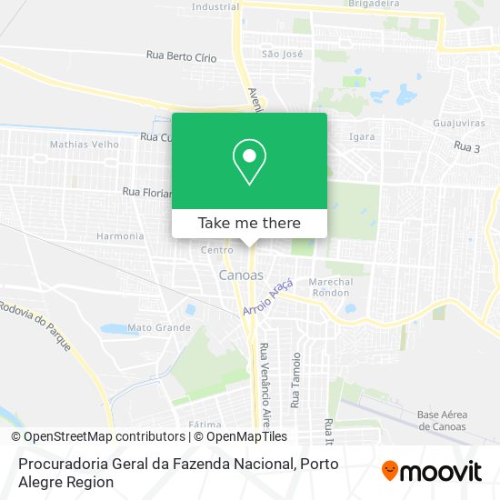 Procuradoria Geral da Fazenda Nacional map