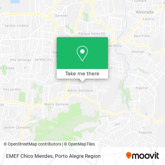 Mapa EMEF Chico Mendes