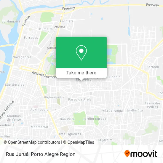 Rua Juruá map