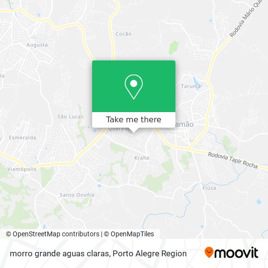 morro grande aguas claras map