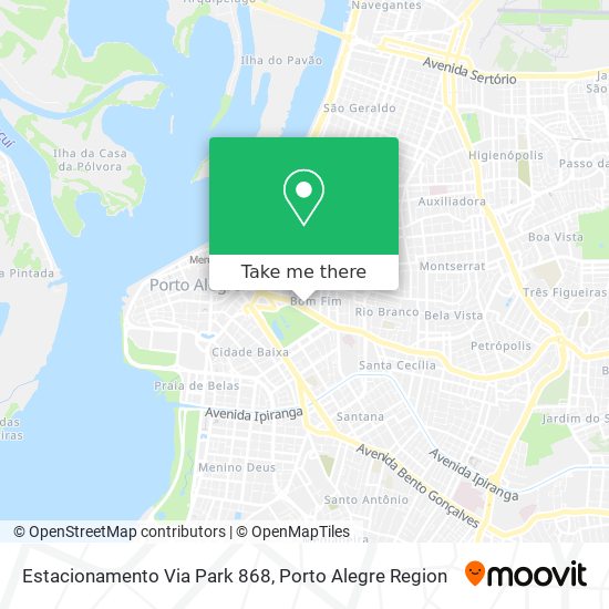 Estacionamento Via Park 868 map