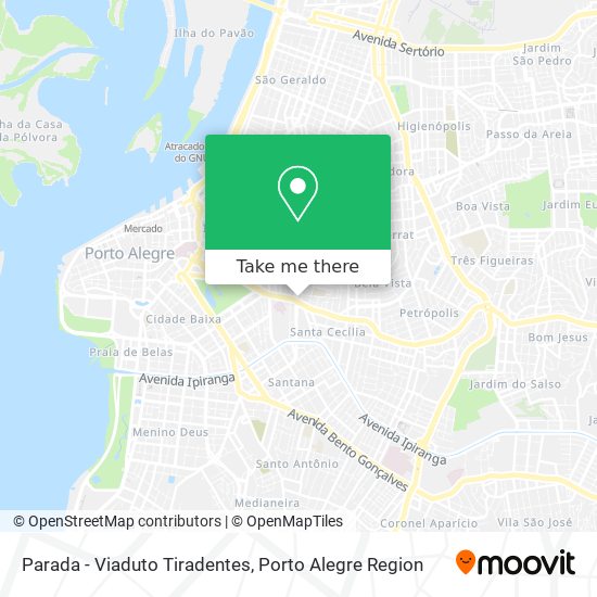 Parada - Viaduto Tiradentes map