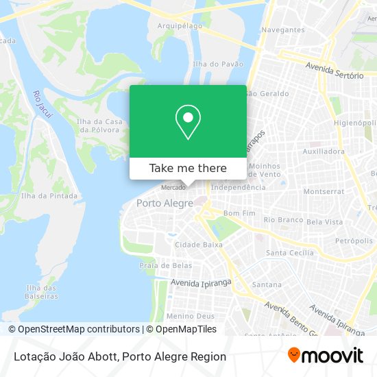 Lotação João Abott map