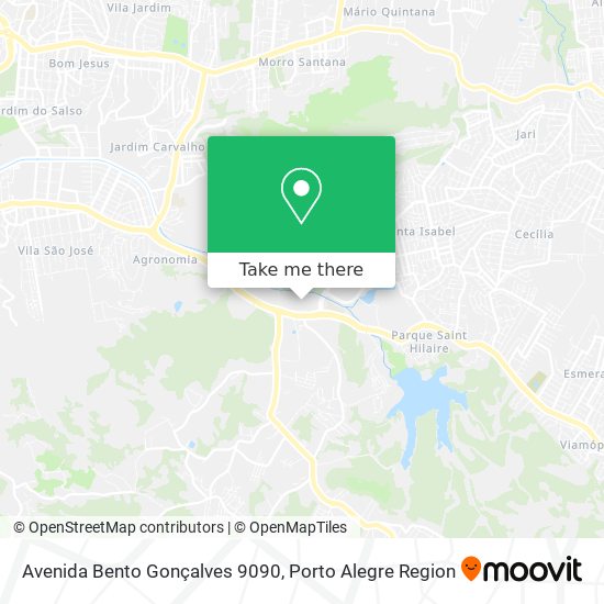 Avenida Bento Gonçalves 9090 map