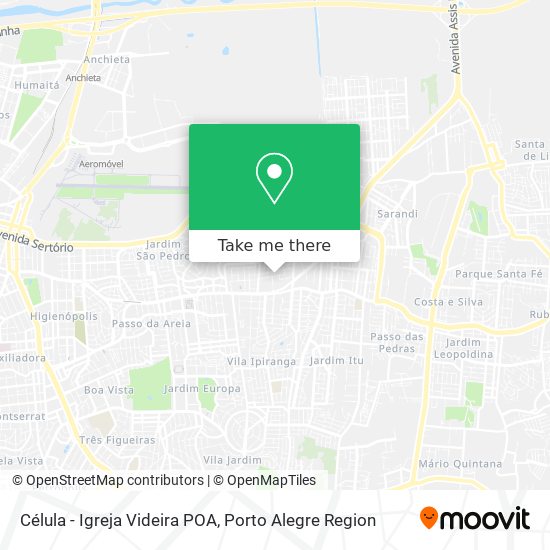 Mapa Célula - Igreja Videira POA