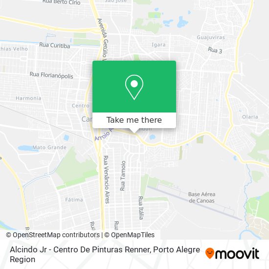 Alcindo Jr - Centro De Pinturas Renner map