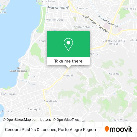 Cenoura Pastéis & Lanches map
