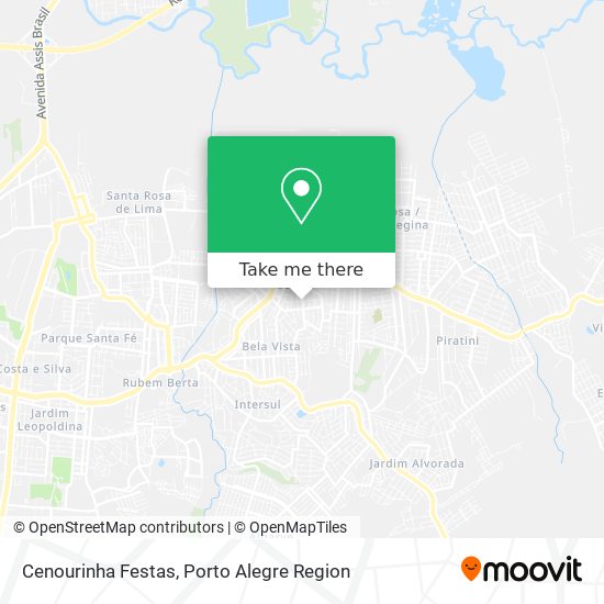 Cenourinha Festas map