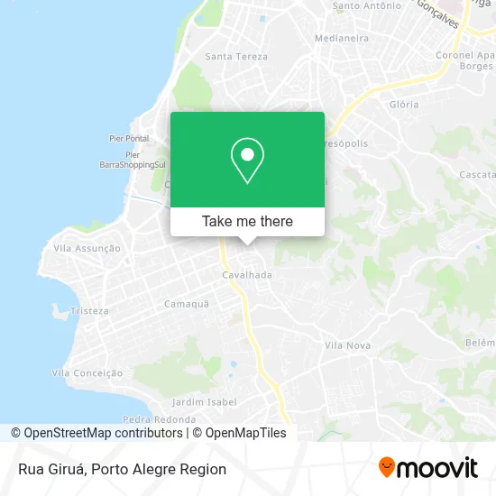 Rua Giruá map