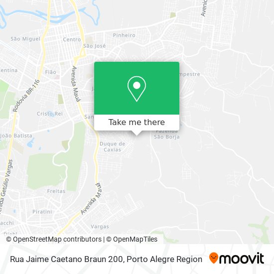 Rua Jaime Caetano Braun 200 map