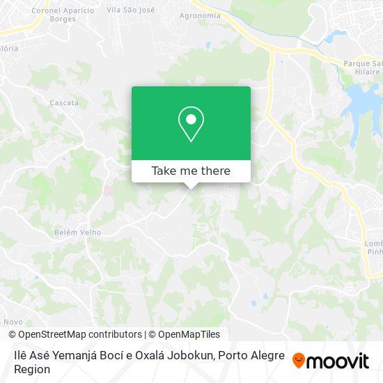 Ilê Asé Yemanjá Bocí e Oxalá Jobokun map