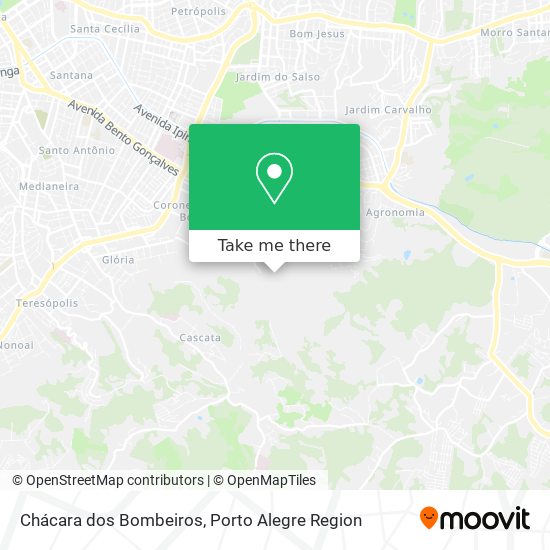 Chácara dos Bombeiros map