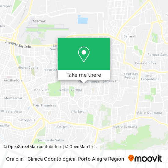 Mapa Oralclin - Clinica Odontológica