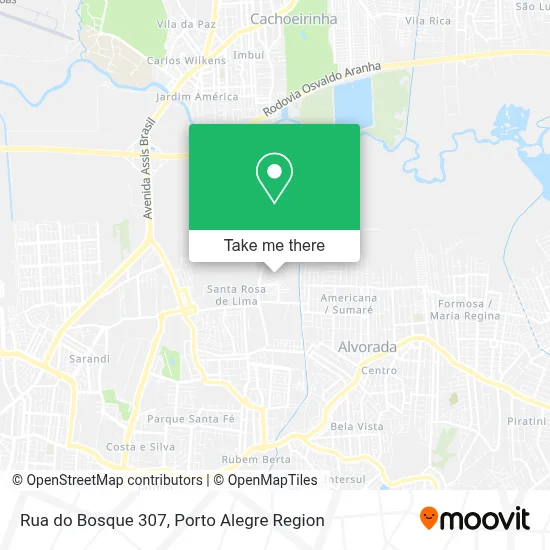 Rua do Bosque 307 map