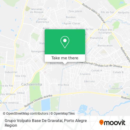 Mapa Grupo Volpato Base De Gravataí