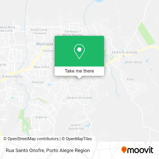 Rua Santo Onofre map
