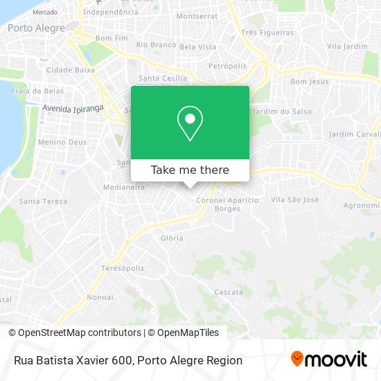 Rua Batista Xavier 600 map