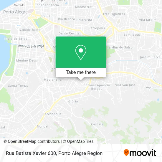 Rua Batista Xavier 600 map