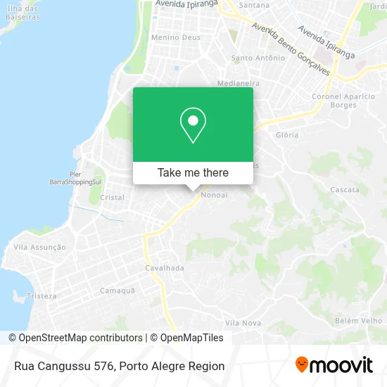 Rua Cangussu 576 map