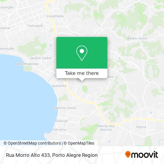 Mapa Rua Morro Alto 433