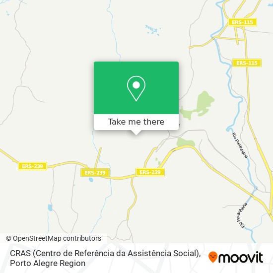 Mapa CRAS (Centro de Referência da Assistência Social)