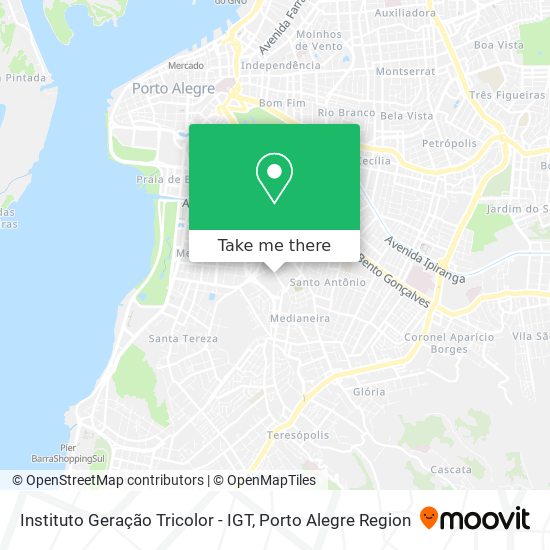 Instituto Geração Tricolor - IGT map